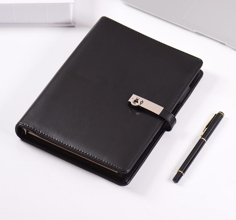 Leather Notebook Lock Cover