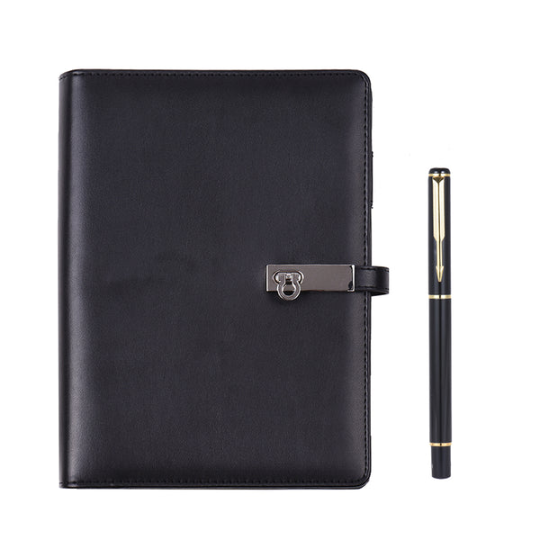 Leather Notebook Lock Cover